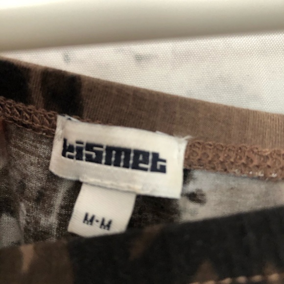 Strapless Animal Print Summer Dress Sz Md - Picture 4 of 4